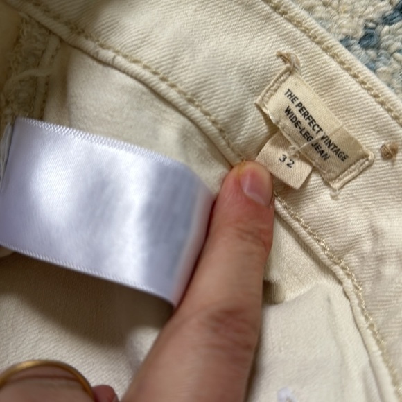 Madewell The Emmett Wide-Leg Full Length Jean: Patch Pocket Edition 32 - Picture 8 of 9